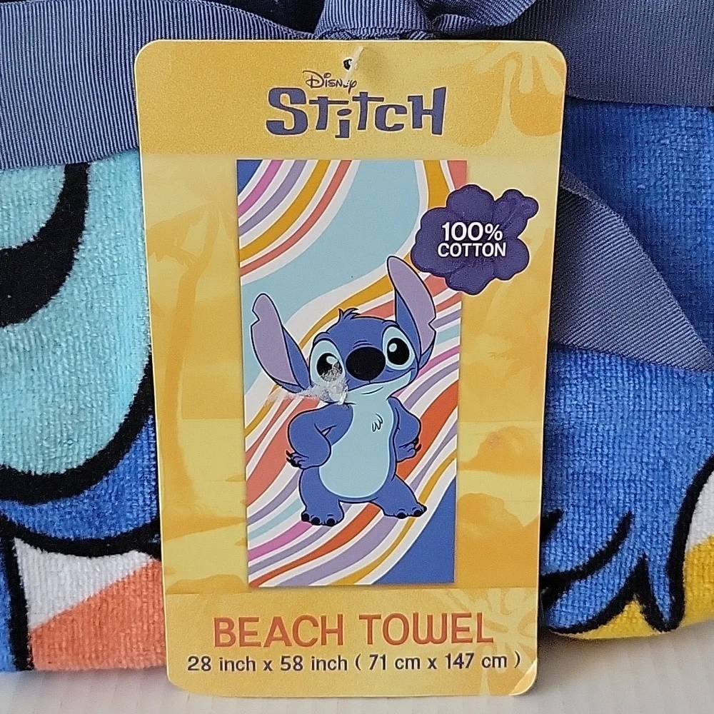Jay Franco Disney Lilo & Stitch Kids Cotton Bath Pool Beach Towel - 28 x 58 NWT